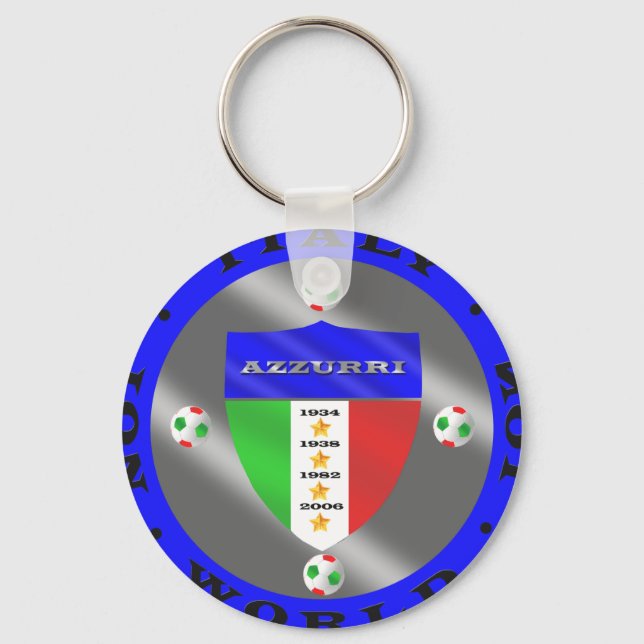 Porte-clés Italie Football (Recto)