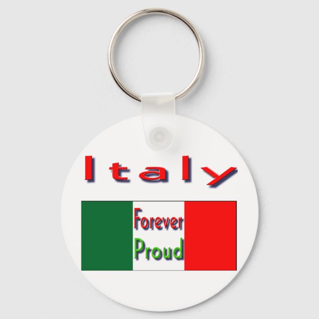 Porte-clés Italie foreve fiers porte - clés (Recto)