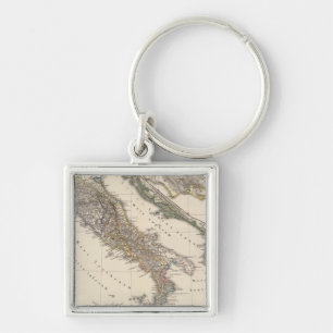 Porte-clés Italie, Gallia cisalpina, Sicile, Sardaigne