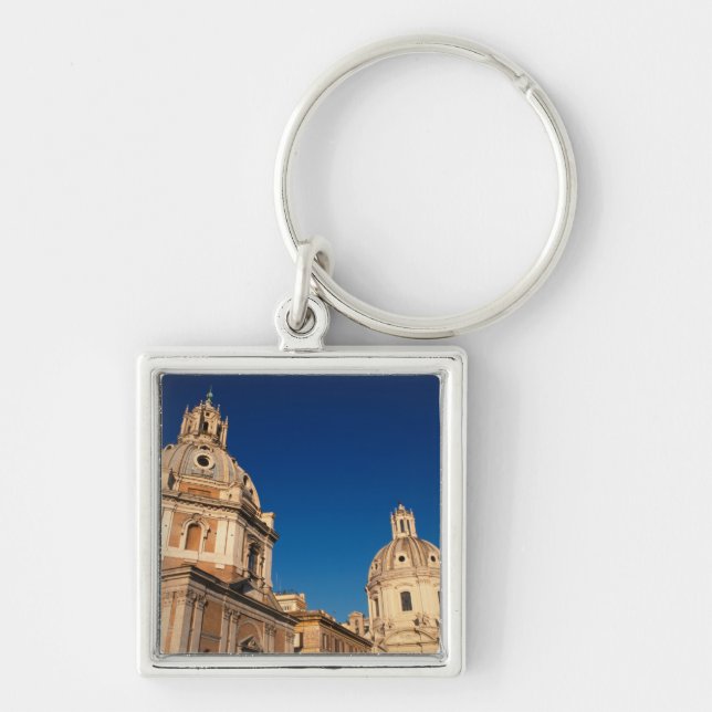 Porte-clés Italie, Rome, église Père Noël Maria di Loreto et (Devant)