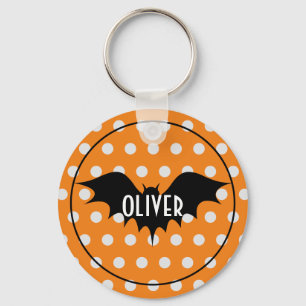 Porte-clés Itinéraire d'Halloween ou traiter monogramme perso