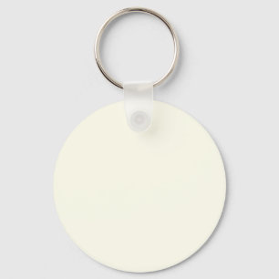 Porte-clés Ivory White FFFF0 - Option pour ajouter un nom