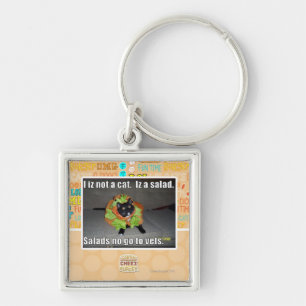 Porte-clés Iz I pas un chat. Iz une salade