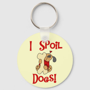Porte-clés J'abîme des T-shirts et des cadeaux de chiens