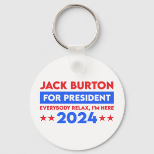 Porte-clés Jack Burton For President 2024