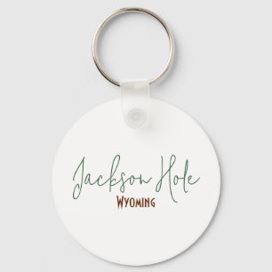 Porte-clés Jackson Hole, Wyoming Souvenir de Voyage