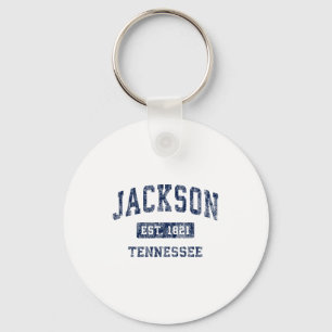 Porte-clés Jackson Tennessee Tn Vintage Sports De établis