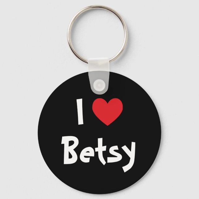 Porte-clés J'adore Betsy (Recto)