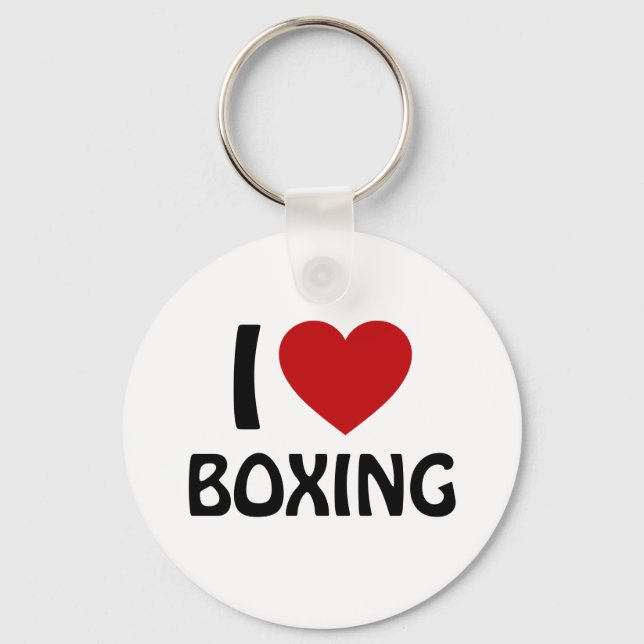 Porte-clés J'adore BOXING (Recto)