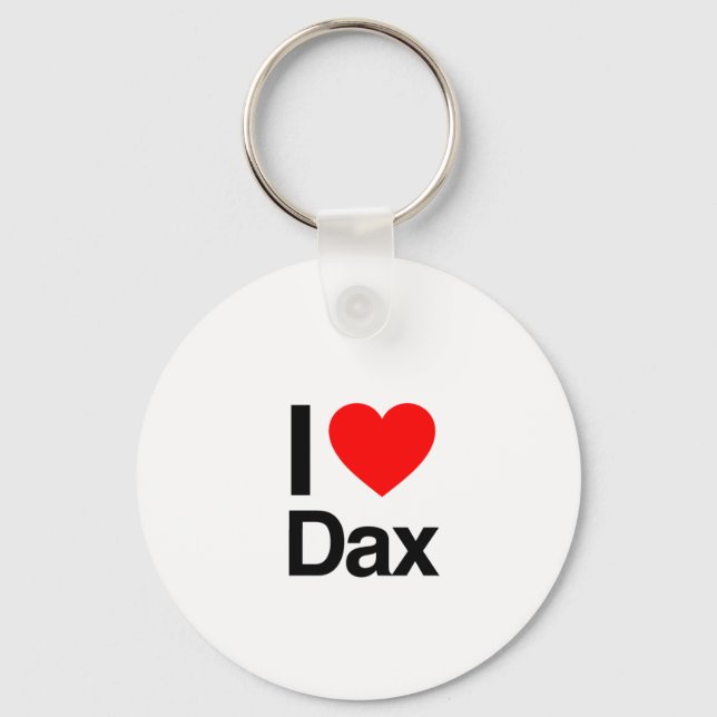 Porte-clés j'adore dax (Recto)