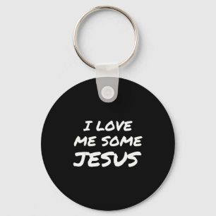 Porte-clés J'adore Jésus, foi chrétienne cool Pâques