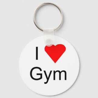Porte-clés J'adore la salle de gym