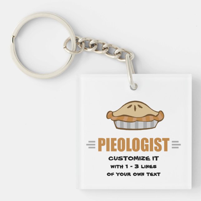 Porte-clés J'adore la tarte (Devant)