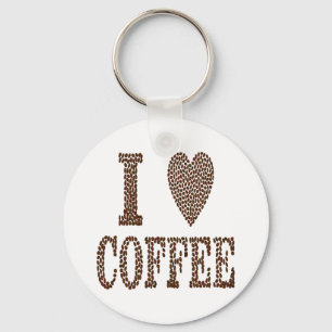 Porte-clés J'adore le café