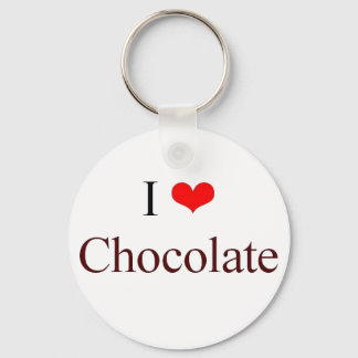 Porte-clés J'adore le chocolat