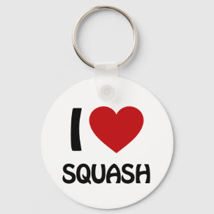 Porte-clés J'adore le squash