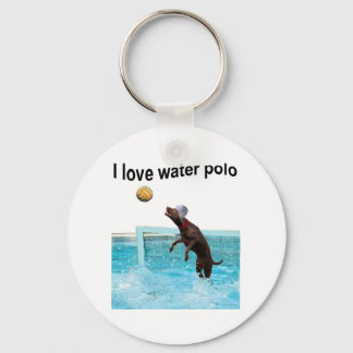 Porte-clés J'adore le water polo