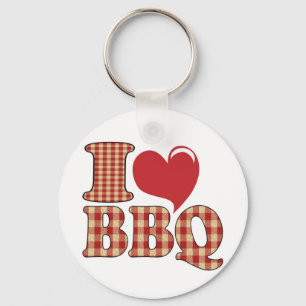 Porte-clés J'adore les BBQ