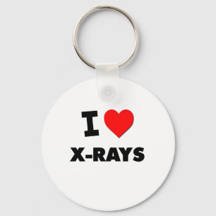 Porte-clés J'adore les rayons X