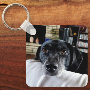 Porte-clés J'adore mon chien   Photo