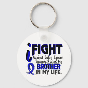 Porte-clés J'Ai Besoin De Mon Frère Colon Cancer
