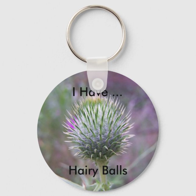 Porte-clés J'Ai Des Boules Poilées (Recto)