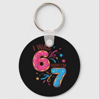Porte-clés J'ai eu 7 ans pour mon anniversaire J'avais 6 ans