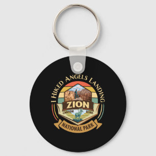 Porte-clés J'ai fait une randonnée Angels Landing Zion Rétro