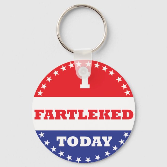 Porte-clés J'ai Fartleked aujourd'hui (Recto)