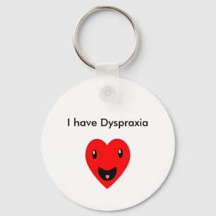 Porte-clés J'ai la dyspraxie