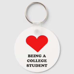 Porte-clés J'AI LE COEUR d'être étudiant à l'université !