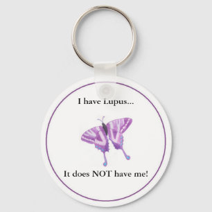 Porte-clés J'ai le lupus… qu'il ne m'a pas !