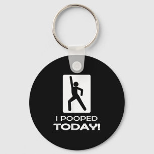 Porte-clés J'Ai Poopé Aujourd'Hui Tee - shirts - Funny Humour