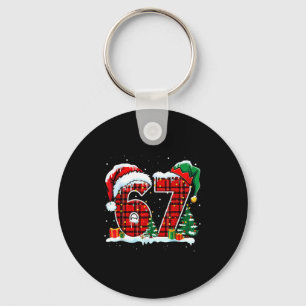 Porte-clés J'ai survécu à 67 jours de Noël à l'école Funny Te
