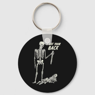 Porte-clés J'Ai Ton Ck Halloween Skeleton Skull Sarcastique