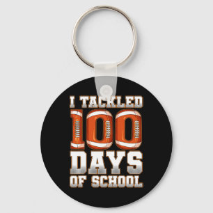Porte-clés J'Ai Traité 100 Jours De Football Scolaire