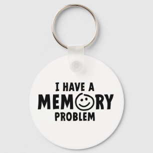 Porte-clés J'ai un problème de mémoire. Alzheimer, démence.