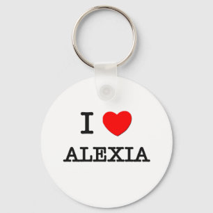 Porte-clés J'aime Alexia