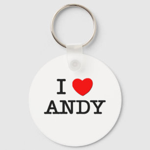 Porte-clés J'aime Andy