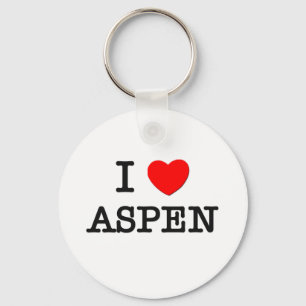 Porte-clés J'aime Aspen