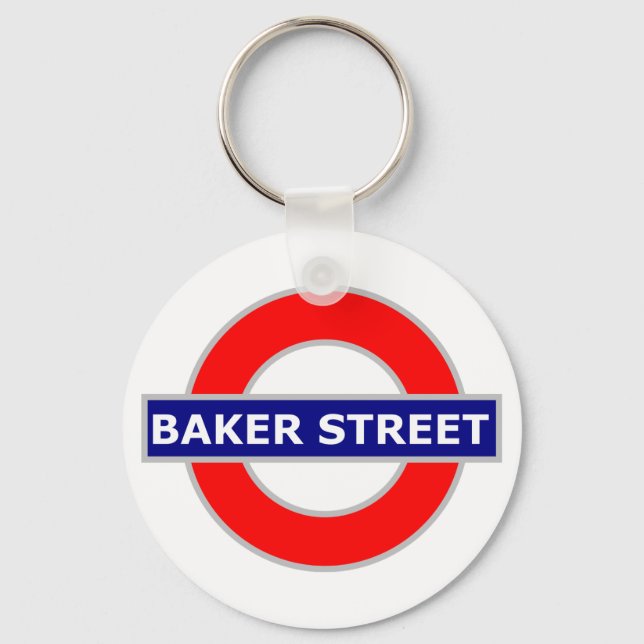 Porte-clés J'aime Baker Street | PORTE - CLÉ (Recto)