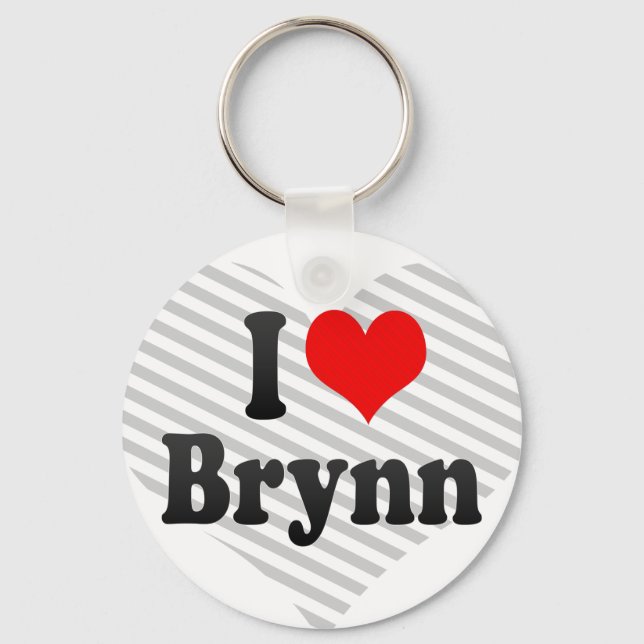 Porte-clés J'aime Brynn (Recto)