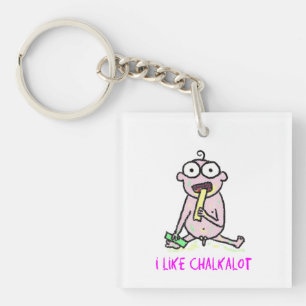 Porte-clés J'aime Chalkalot
