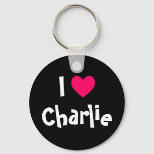 Porte-clés J'aime Charlie