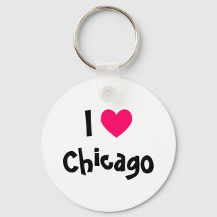 Porte-clés J'aime Chicago