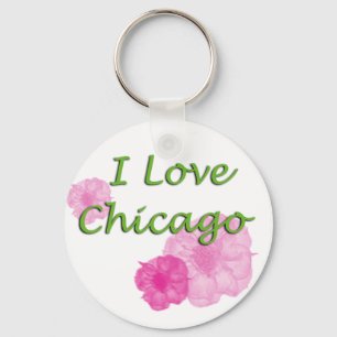 Porte-clés J'aime Chicago