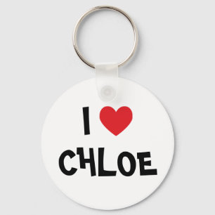 Porte-clés J'aime Chloe
