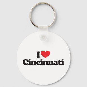 Porte-clés J'aime Cincinnati