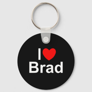 Porte-clés J'aime (coeur) Brad