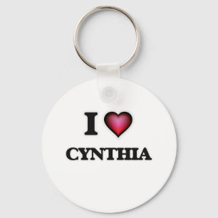 Porte-clés J'aime Cynthia